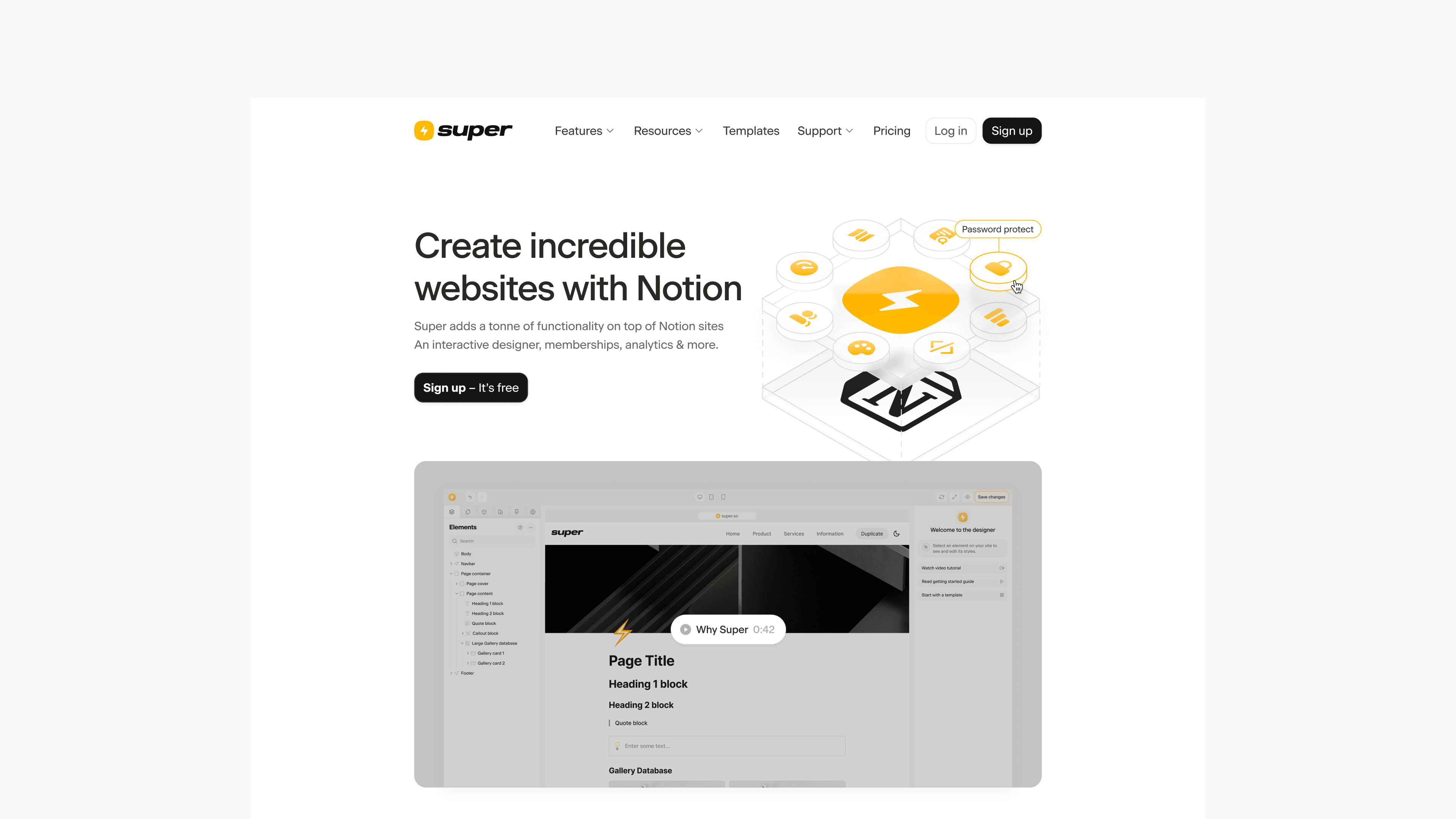 Super marketing hero